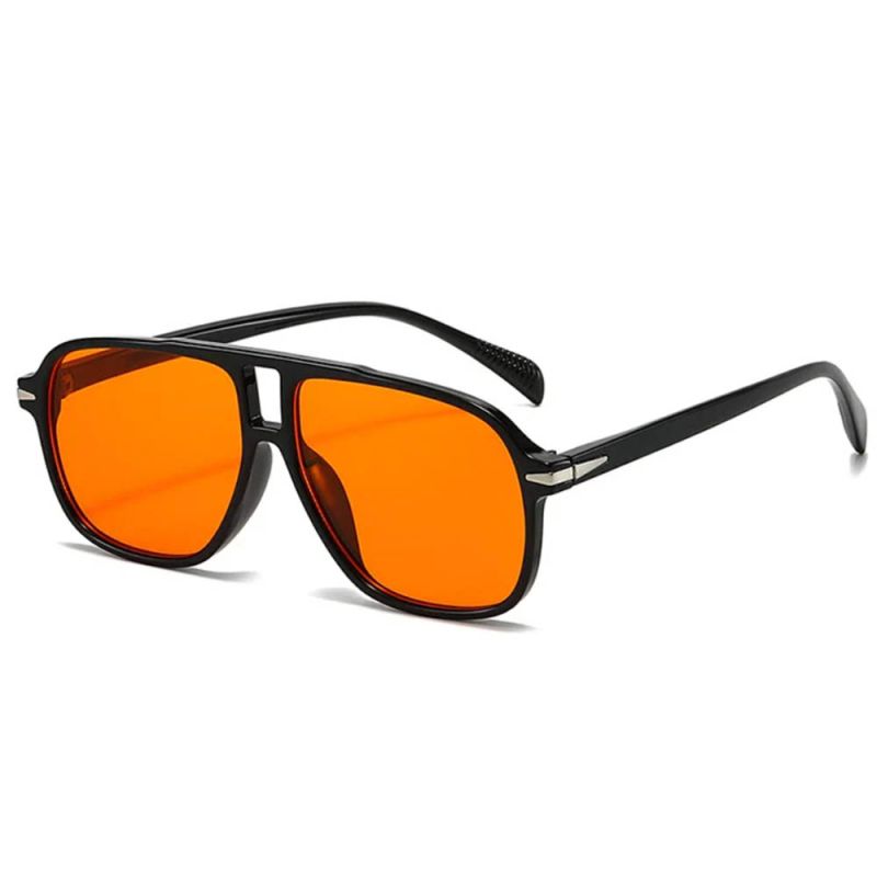 VeyRey steampunk slnečné okuliare Ghost oranžová skla