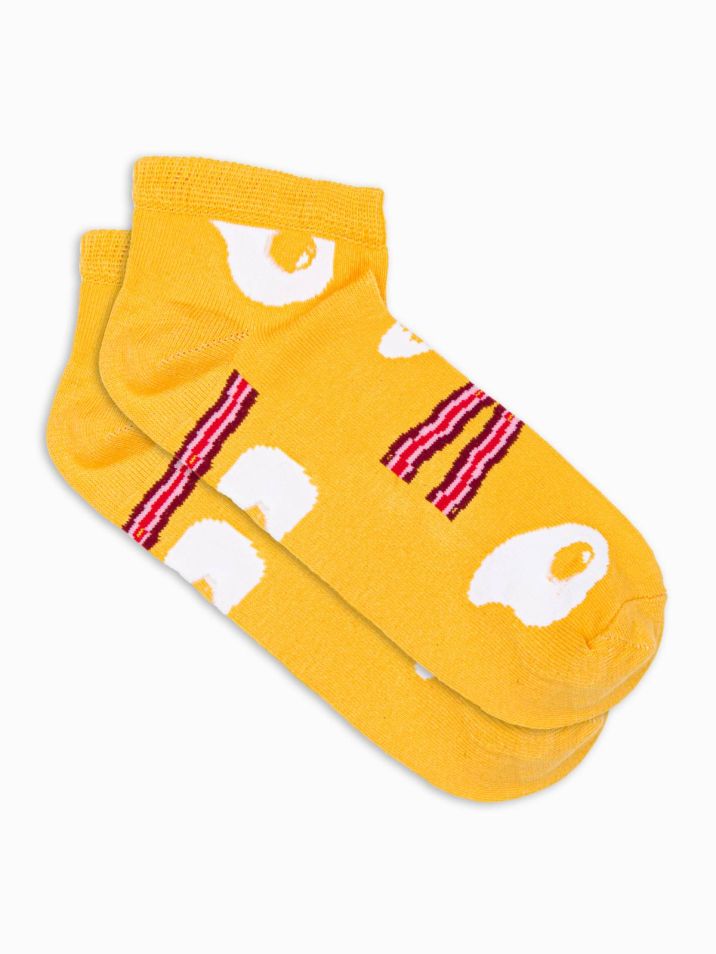 Ombre Clothing Pánske ponožky Alfried žltá