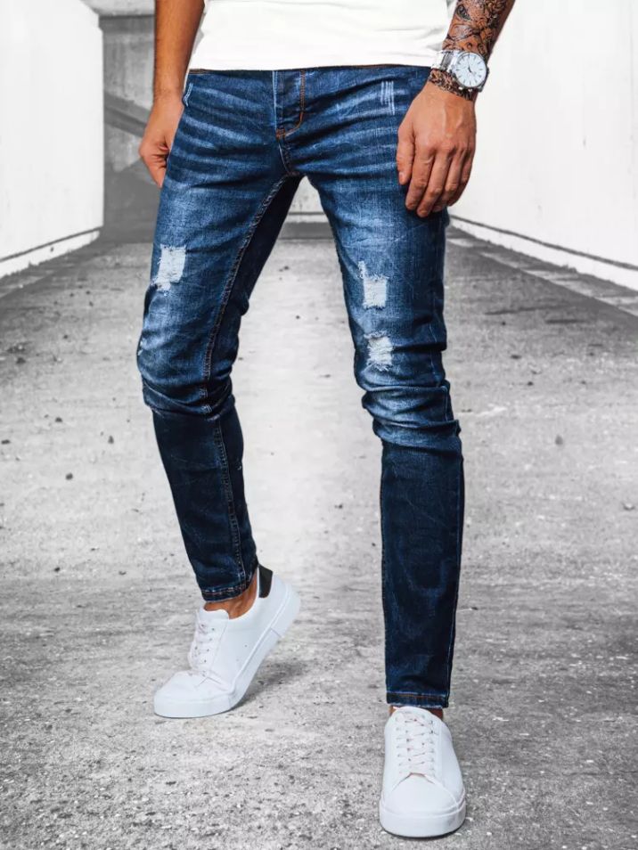 Dstreet Pánske džínsové nohavice Lomaahn temno modra