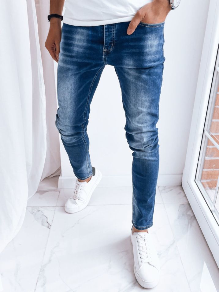 Dstreet Pánske džínsové nohavice Caphaneithes modrá svetlo