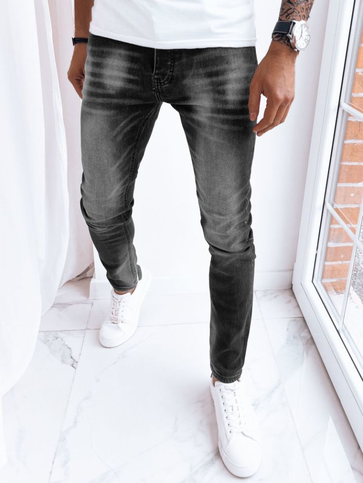 Dstreet Pánske džínsové nohavice Ugnatuk čierna