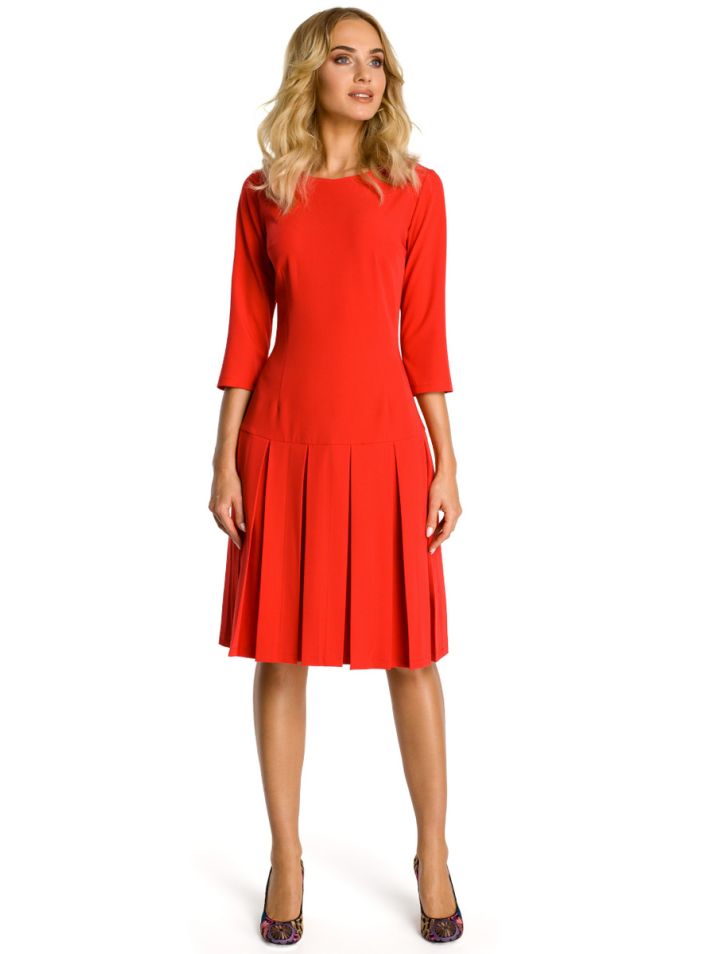 Made of Emotion Dámske spoločenské šaty Carino M336 červená