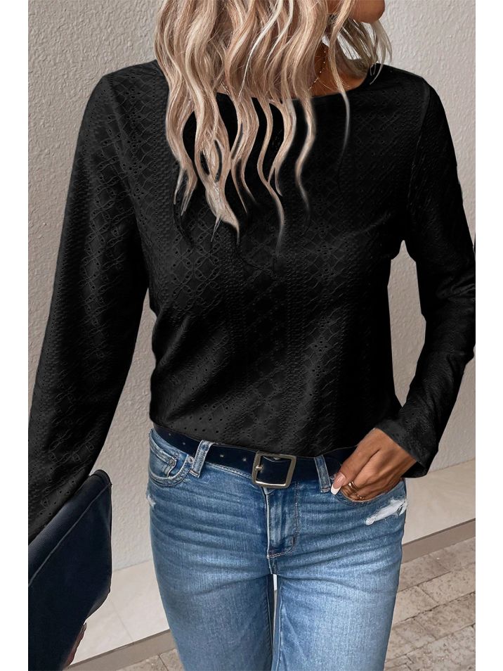 OMG Dámske tričko s dlhým rukávom Nyingiso čierna