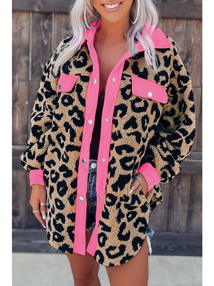 OMG Dámska košeľová bunda Biator leopard