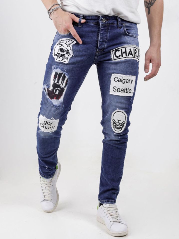 Sernes Pánske džínsové nohavice Dryddle jeansová