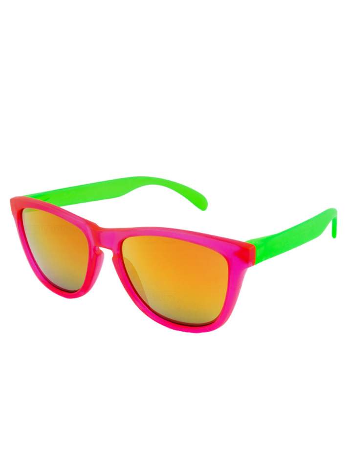 VeyRey slnečné okuliare Nerd Cool ružovo-zelená