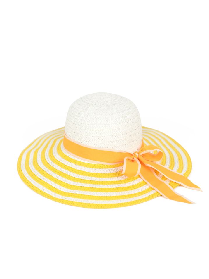 Art Of Polo Dámsky klobúk Mapikea žlto-biela