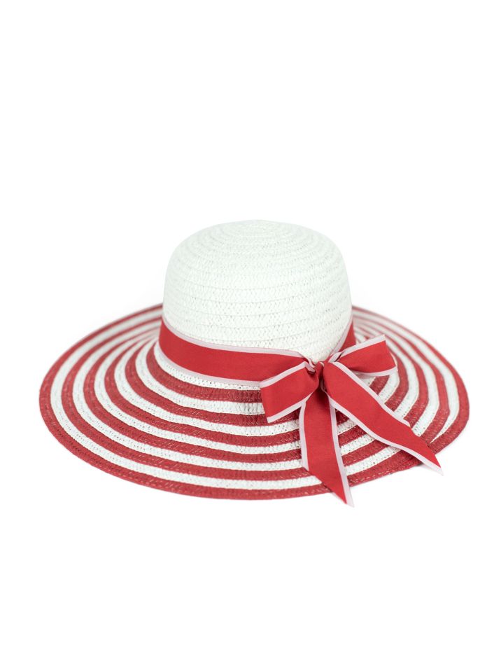 Art Of Polo Dámsky klobúk Mauka bielo-červená