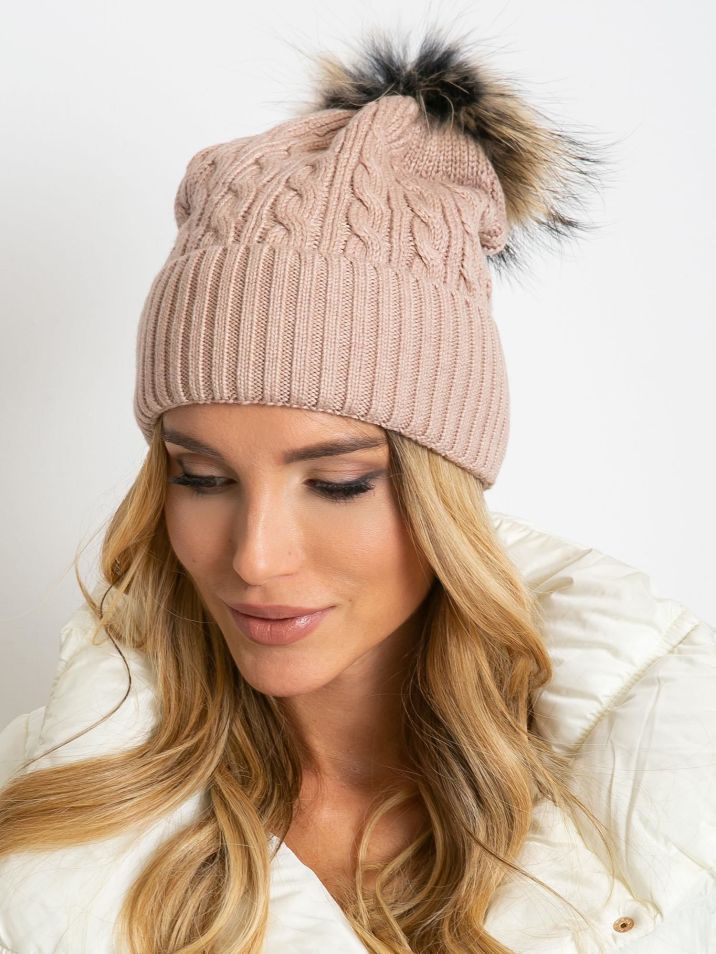 Wool Fashion Dámska čiapka Condwiredin svetlo ružová