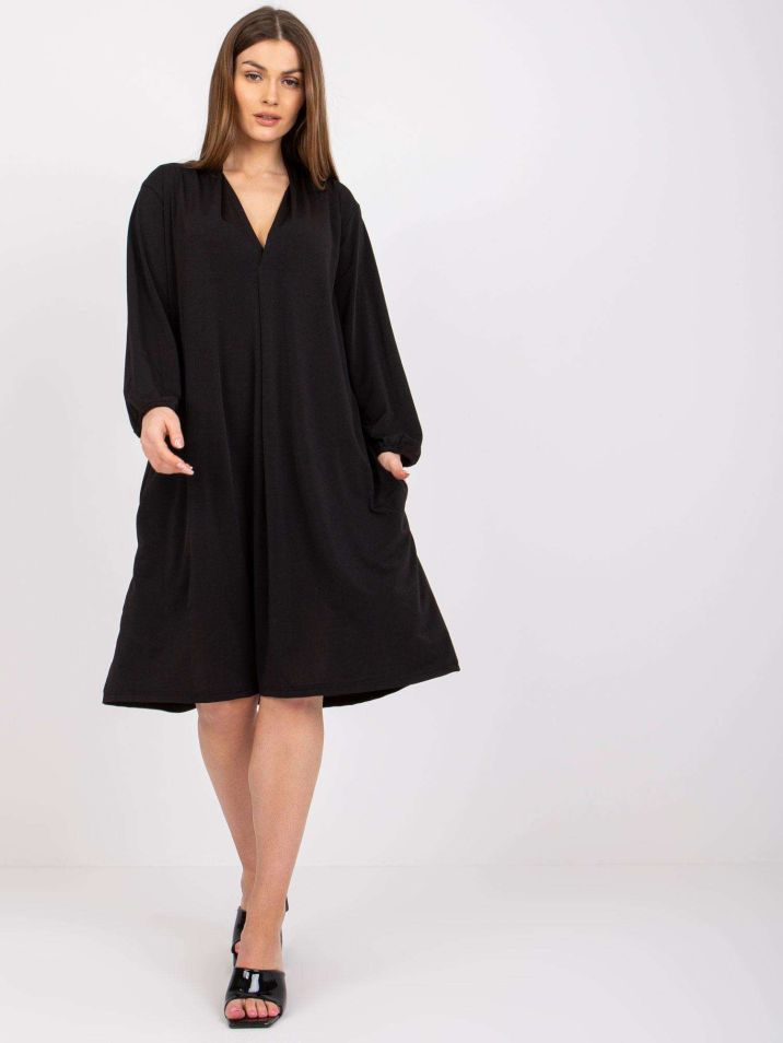 Ex moda Dámske áčkové šaty Cedarsand čierna