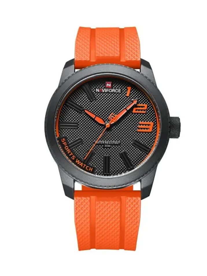 Naviforce Pánske analógové hodinky Bleodud oranžová