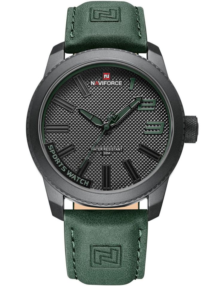 Naviforce Pánske analógové hodinky Lancelig zelená