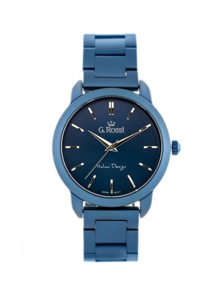 G. Rossi Pánske analógové hodinky Korre temno modra