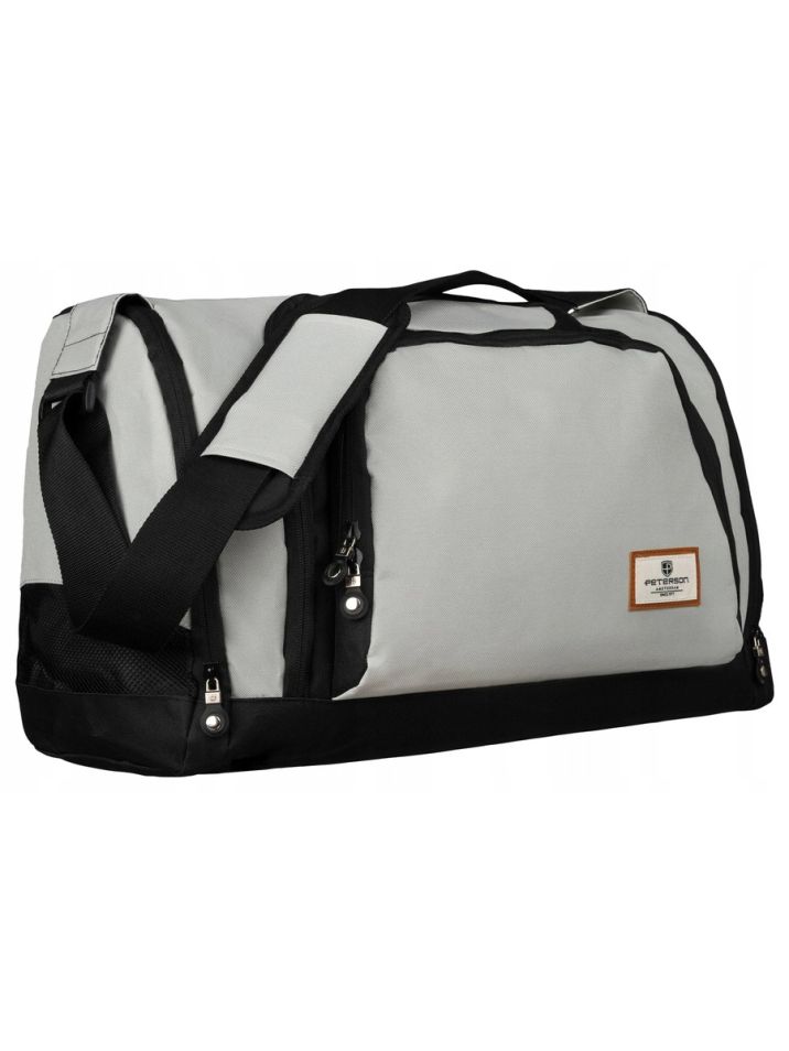 Peterson Cestovná taška Chrum bielo-čierna