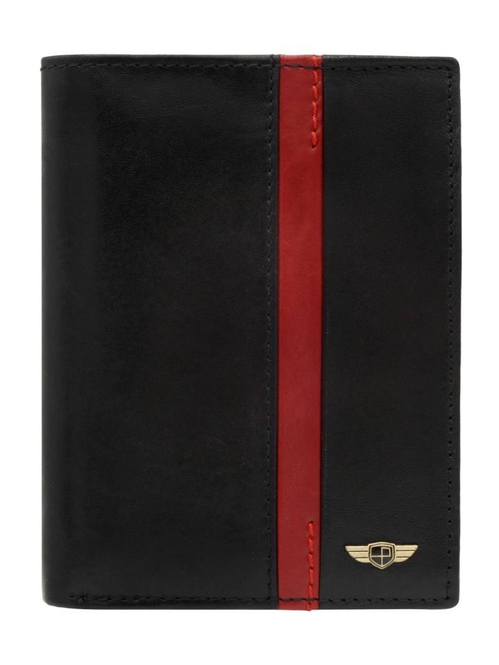 Peterson Pánska peňaženka Lu čierno-červená