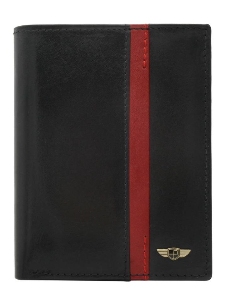 Peterson Pánska peňaženka Nyru čierno-červená