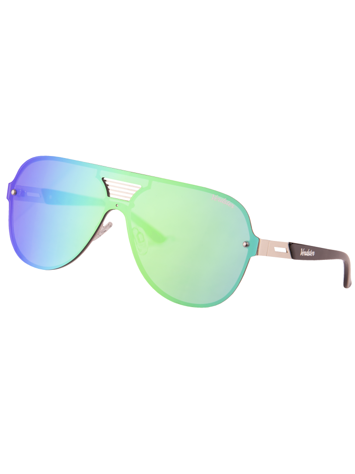 Verdster Slnečné okuliare Blade Jednoliate svetlo modrá sklíčka zelená sklíčka zelená