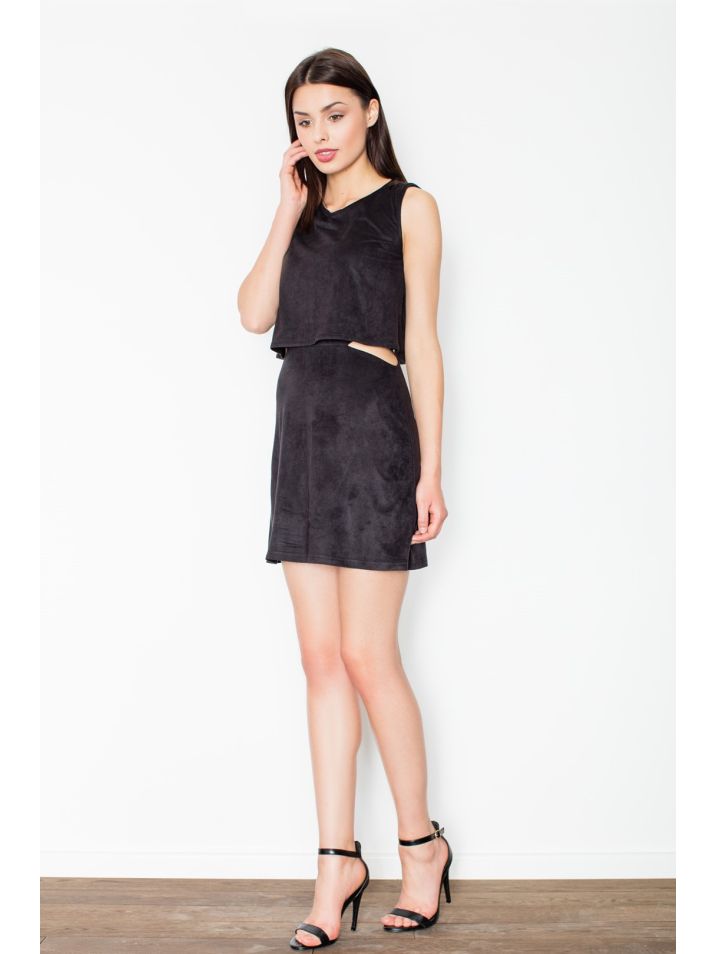 Figl Dámske mini šaty Elizase M461 čierna