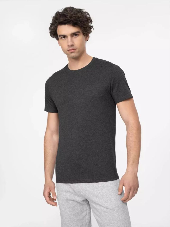 4F Pánske tričko s krátkym rukávom Gyerras tmavo šedá
