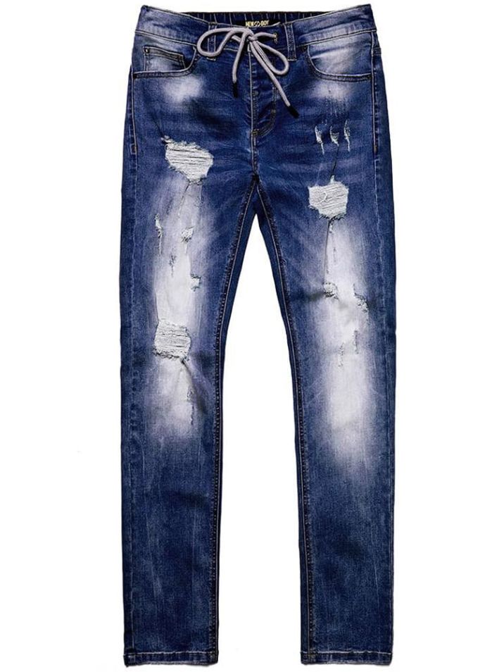 Recea Pánske džínsové nohavice Andreredin tmavo jeansová