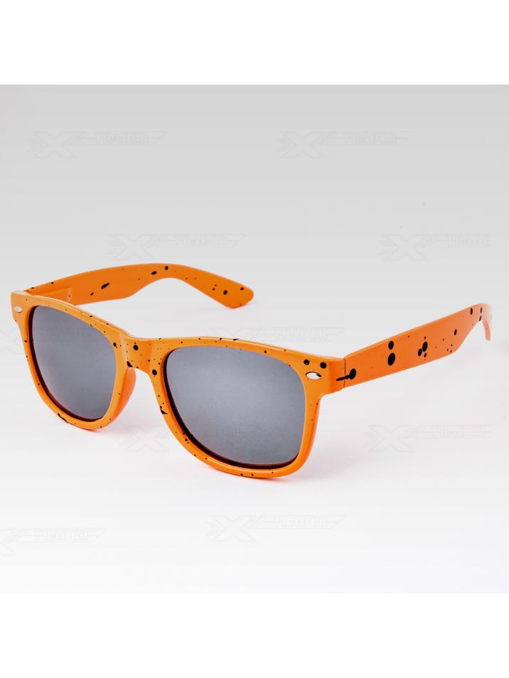 OEM slnečné okuliare Nerd kaňka oranžové s čiernymi okuliarmi