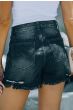 OMG Dámske džínsové kraťasy Morawd čierna